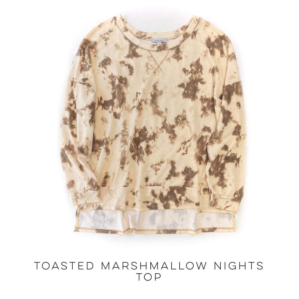 Mocha Tie Dye Sweater